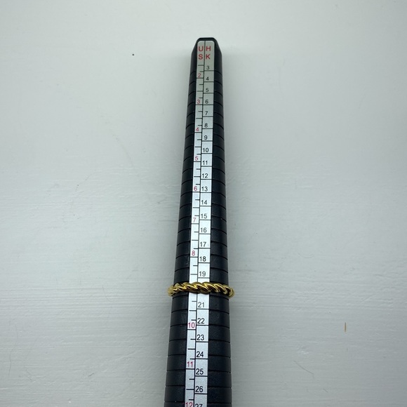 Gold Vermeil 925 PAJ Twist Wrap Ring - Picture 3 of 11